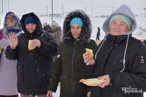 Снегопад не помеха - в Черемшане с размахом отпраздновали Масленицу (ФОТОРЕПОРТАЖ)