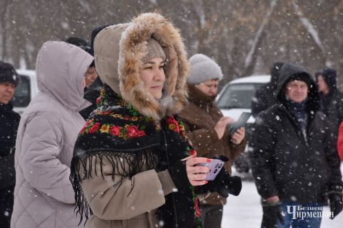 Снегопад не помеха - в Черемшане с размахом отпраздновали Масленицу (ФОТОРЕПОРТАЖ)