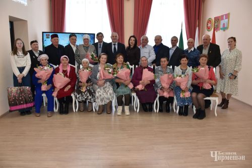 50-55 ел гомер иткән гаиләләр хөрмәтенә үткәрелгән чарадан фоторепортаж