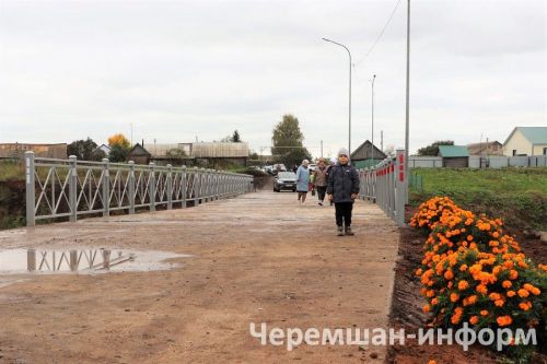 Әмир авылында капиталь ремонттан соң күпер ачылды