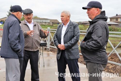 Әмир авылында капиталь ремонттан соң күпер ачылды