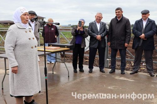 Әмир авылында капиталь ремонттан соң күпер ачылды