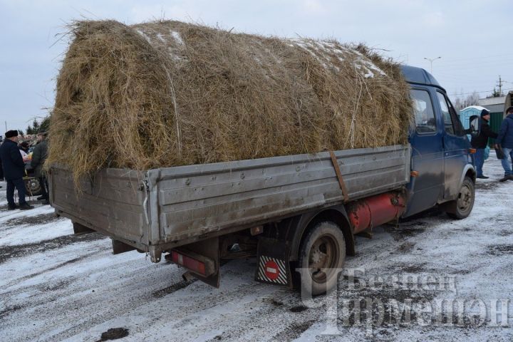 На черемшанскую ярмарку привезли и сено