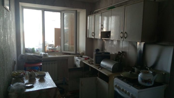 В Черемшане пожар в многоквартирном доме произошел от электропроводки