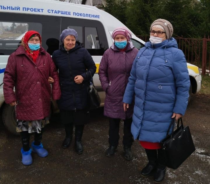 В Черемшанском районе пожилых в районную больницу доставляют бесплатно