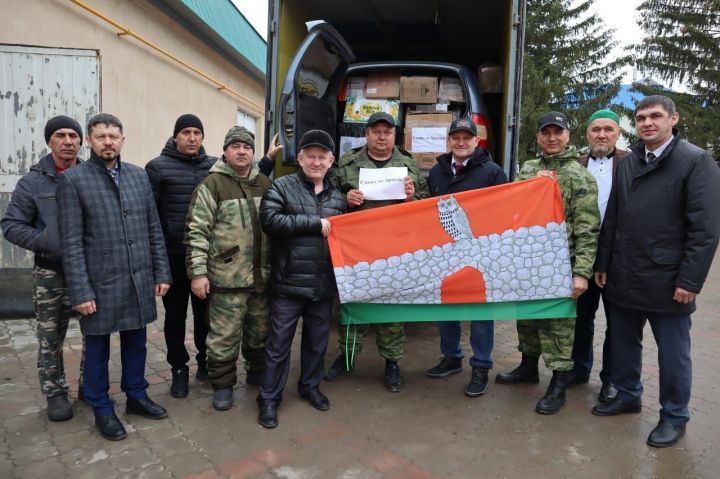 Из Черемшанского района отправили очередную партию гуманитарной помощи