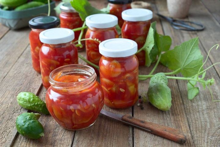 Томатлы кыяр салаты ясау ЫСУЛЫ