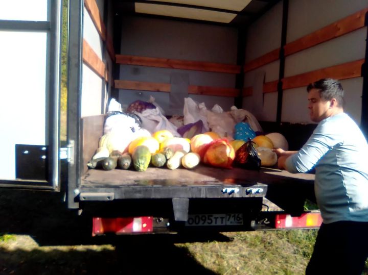 Около шести тонн пожертвований отправлено из черемшанских мечетей