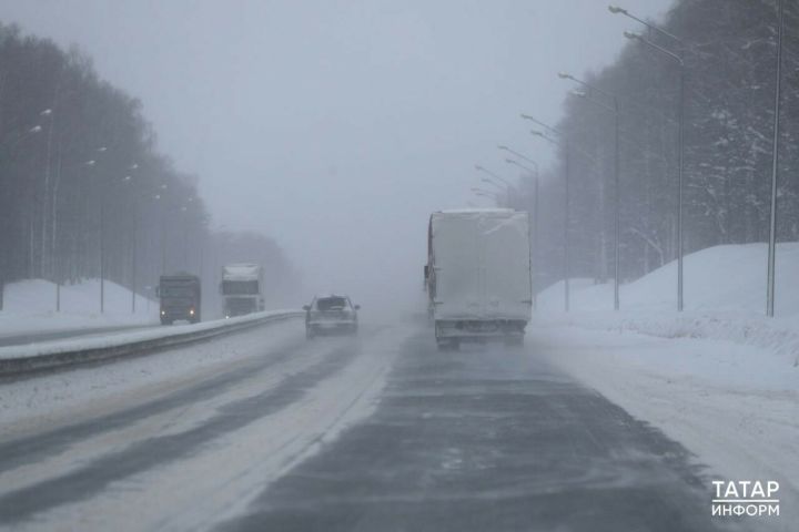 На трассе М7 в Татарстане ограничили движение для всех видов транспорта