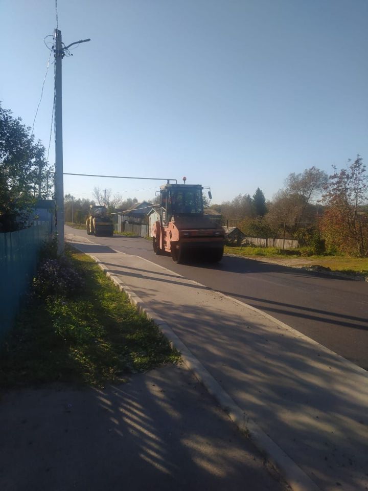 В Черемшанском районе на средства республики сделали дороги на сельских улицах