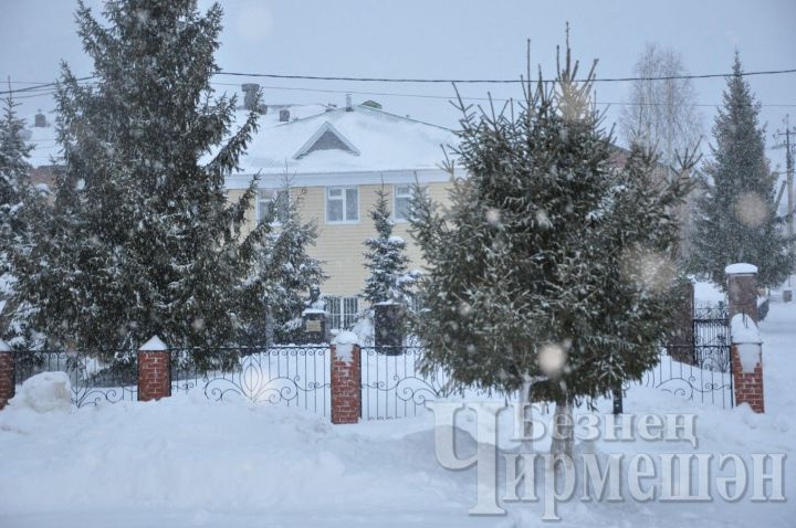 Татарстанда кар яву дәвам итә һәм -16 градуска кадәр суыта