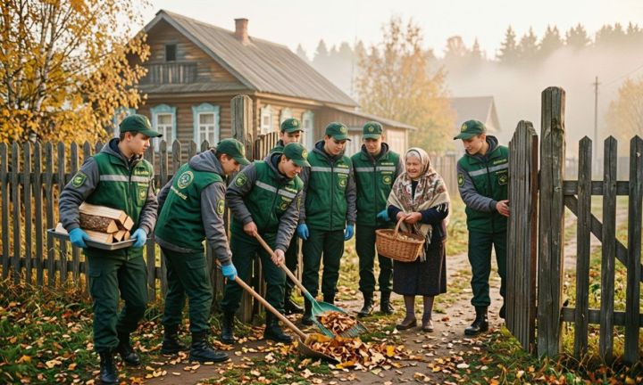Студенты объединяют поколения: акция “Десант добрых дел” охватила 5 районов республики